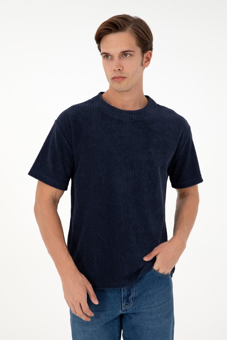 Erkek Lacivert Tişört - 50282004006