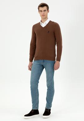 Erkek Kahverengi Basic Kazak - 50288881125