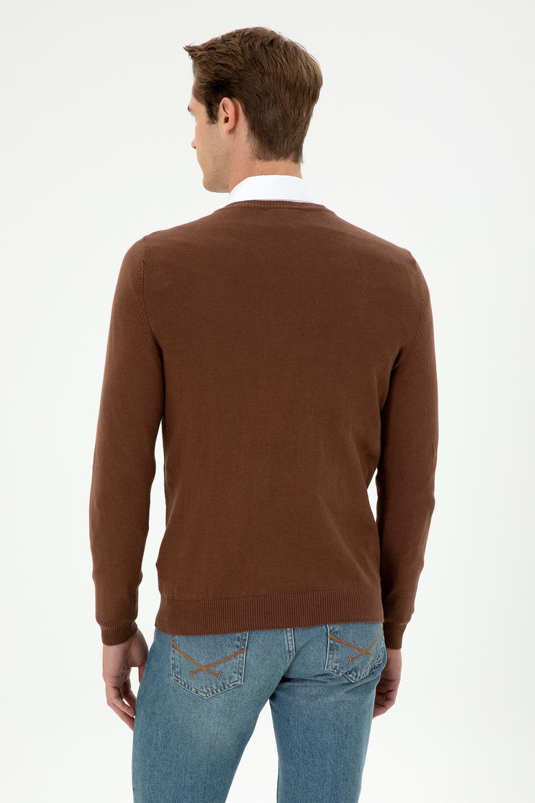 Erkek Kahverengi Basic Kazak - 50288881125