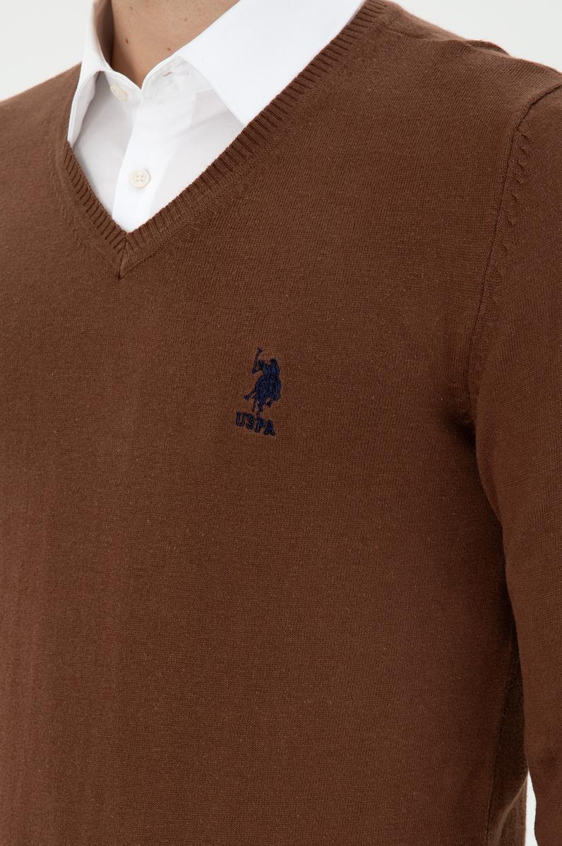 Erkek Kahverengi Basic Kazak