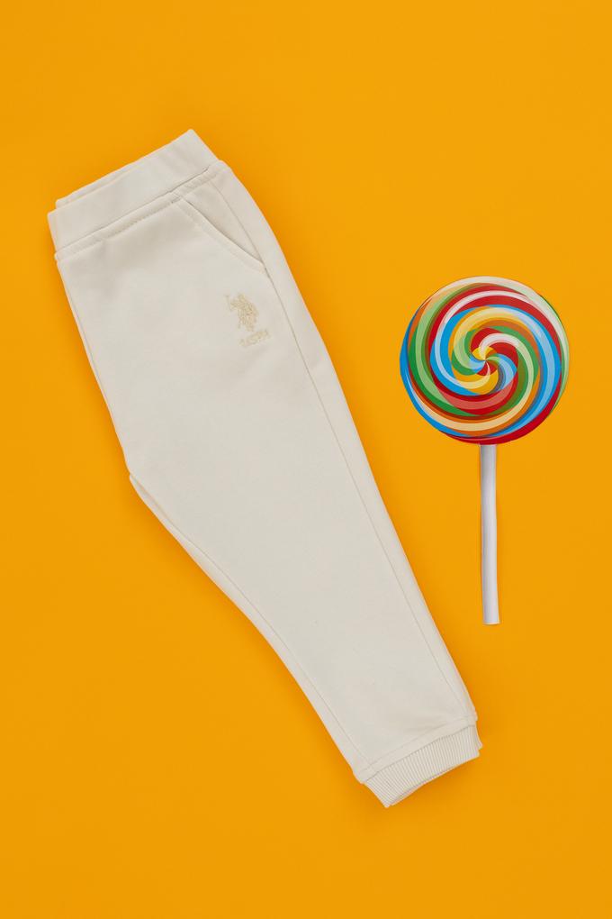 Kız Bebek Krem Eşofman Altı