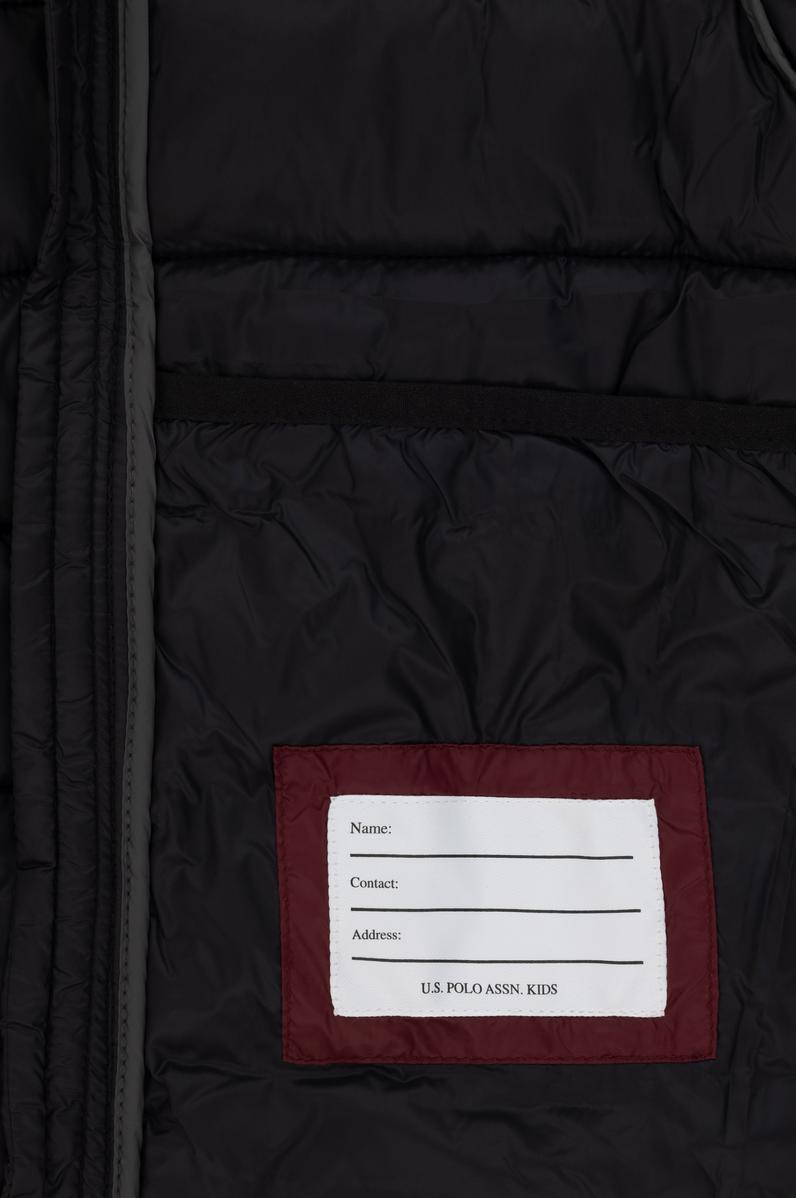 Erkek Çocuk Siyah Mont