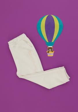 Kız Bebek Krem Eşofman Altı - 50296425056