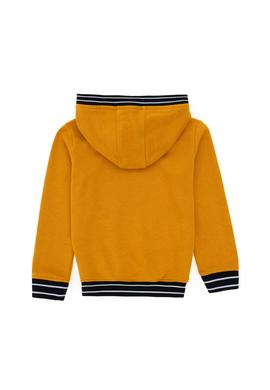 Erkek Çocuk Hardal Kapüşonlu Sweatshirt - 50290759046