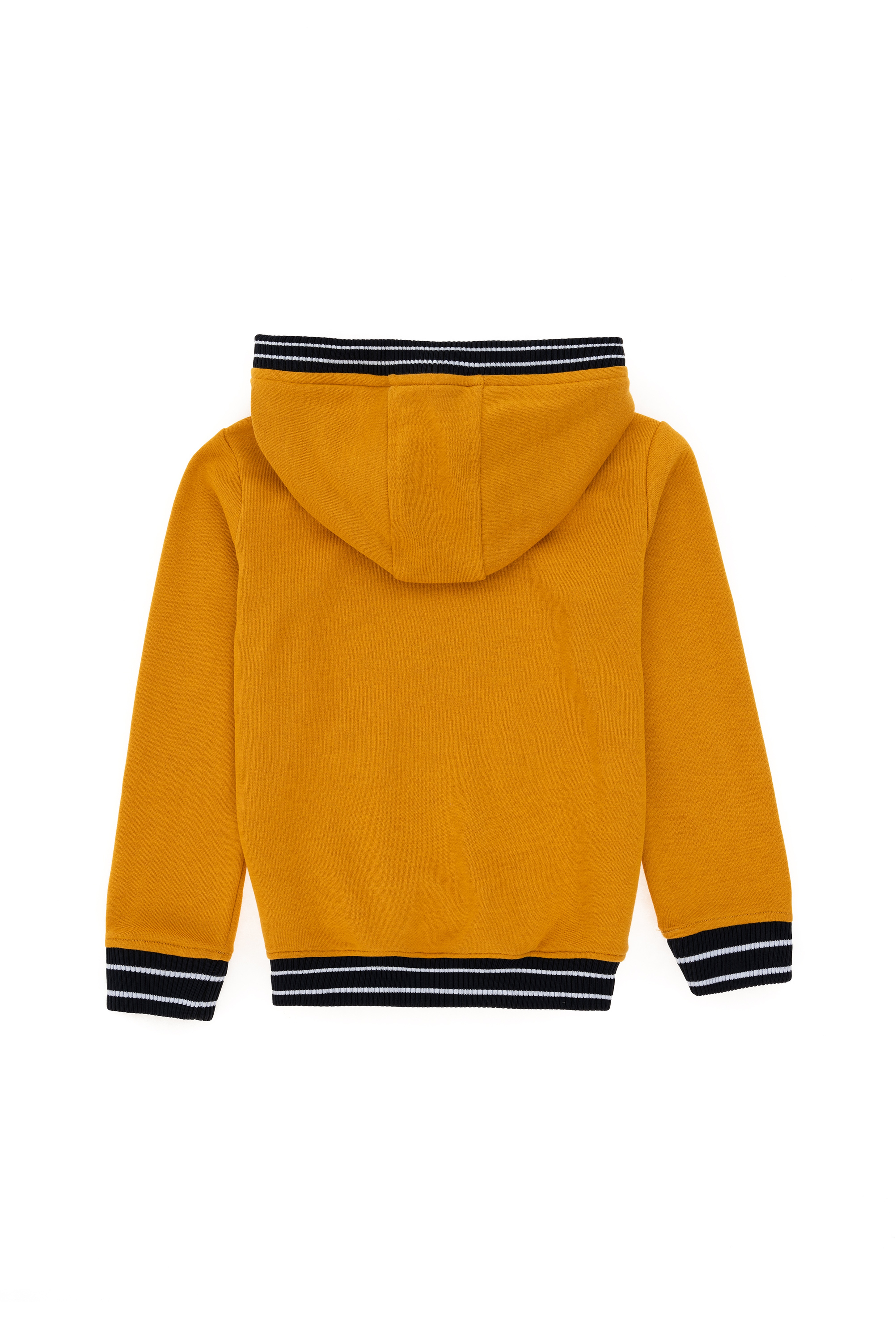 Erkek Çocuk Hardal Kapüşonlu Sweatshirt