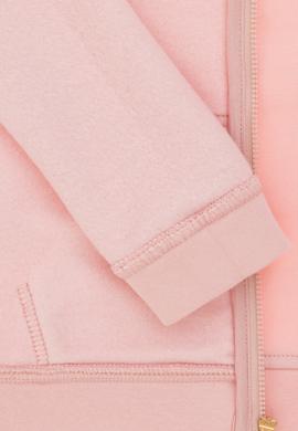 Kız Çocuk Toz Pembe Fermuarlı Basic Sweatshirt - 50297507009