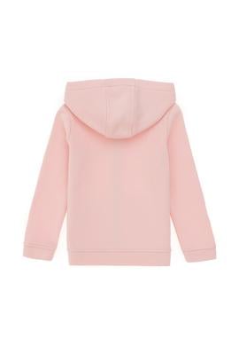 Kız Çocuk Toz Pembe Fermuarlı Basic Sweatshirt - 50297507009