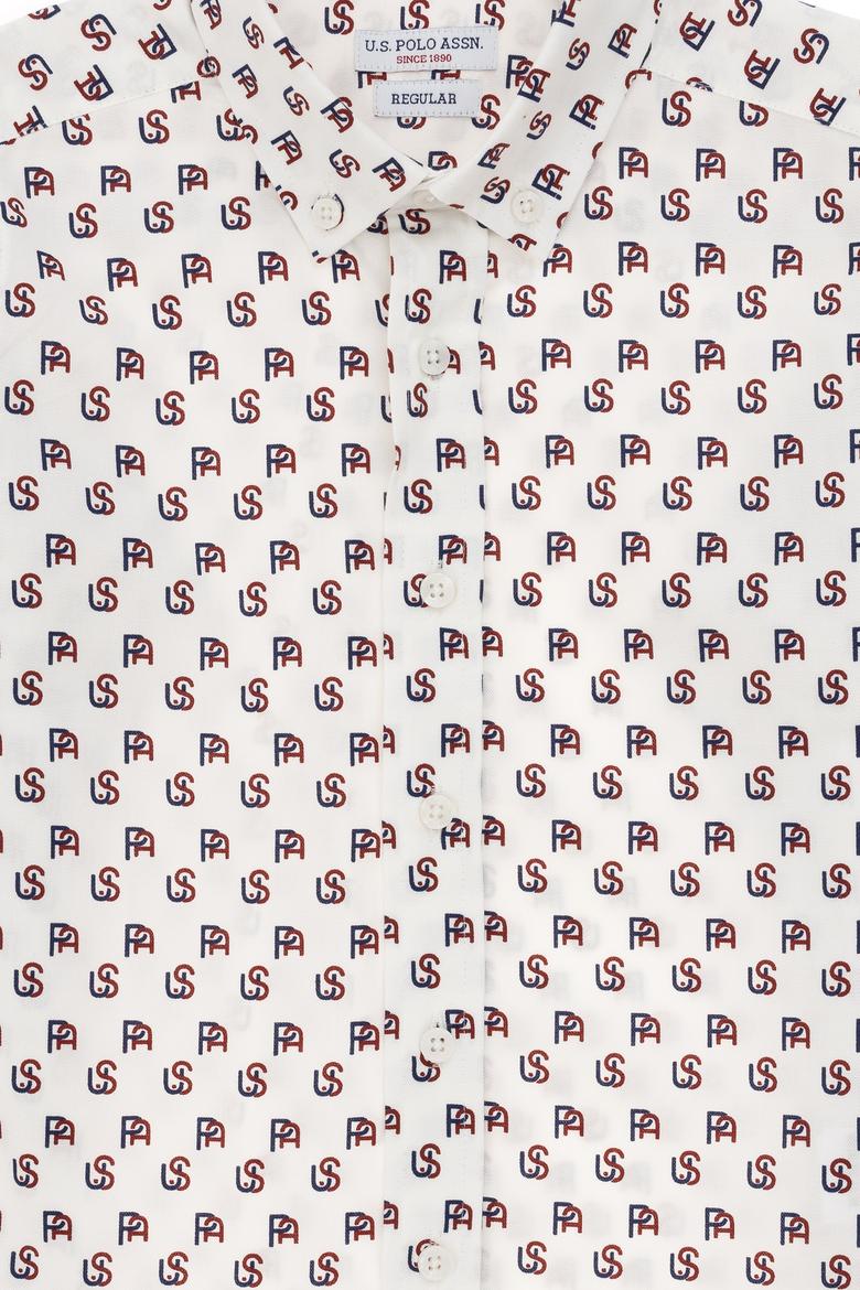 Erkek Çocuk Krem Uzun Kollu Gömlek - 50293508001