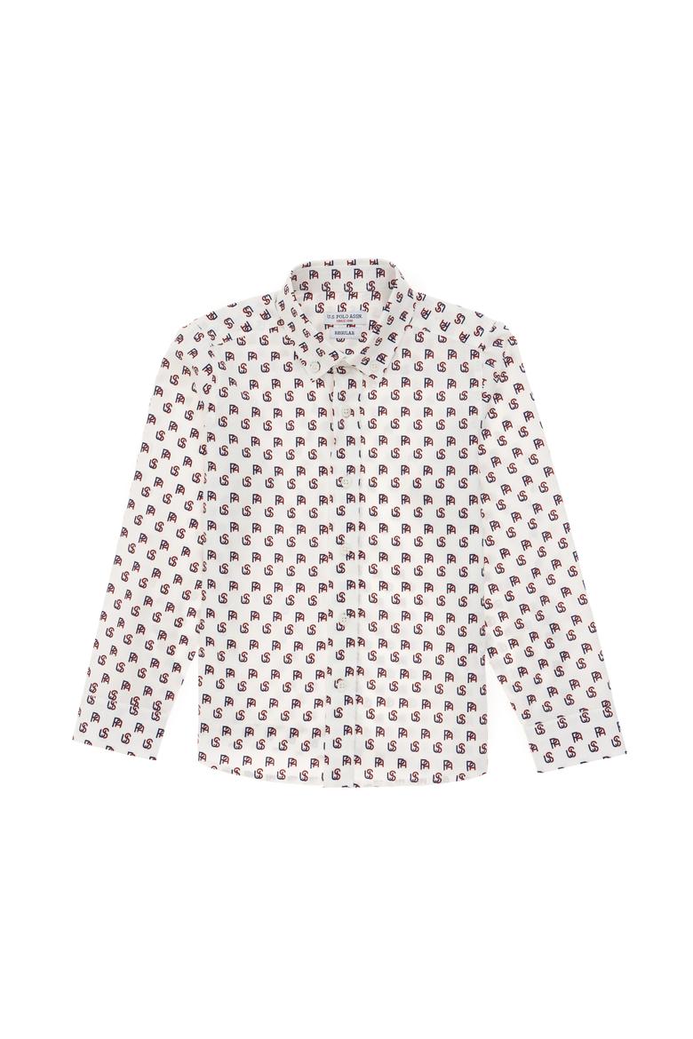 Erkek Çocuk Krem Uzun Kollu Gömlek - 50293508001