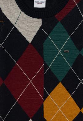 Erkek Çocuk Lacivert Bisiklet Yaka Kazak - 50293061016