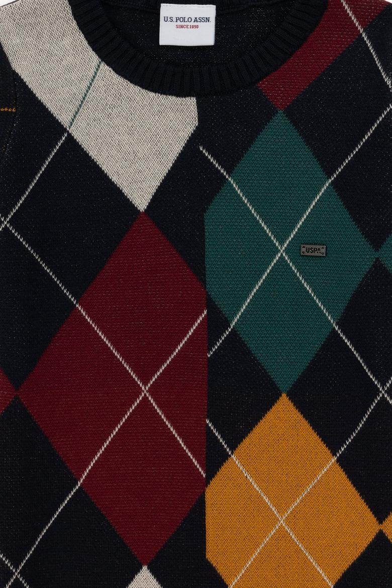 Erkek Çocuk Lacivert Bisiklet Yaka Kazak - 50293061016