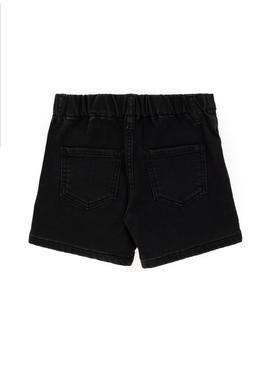 Kız Çocuk Siyah Jean Şort Etek - 50298209005