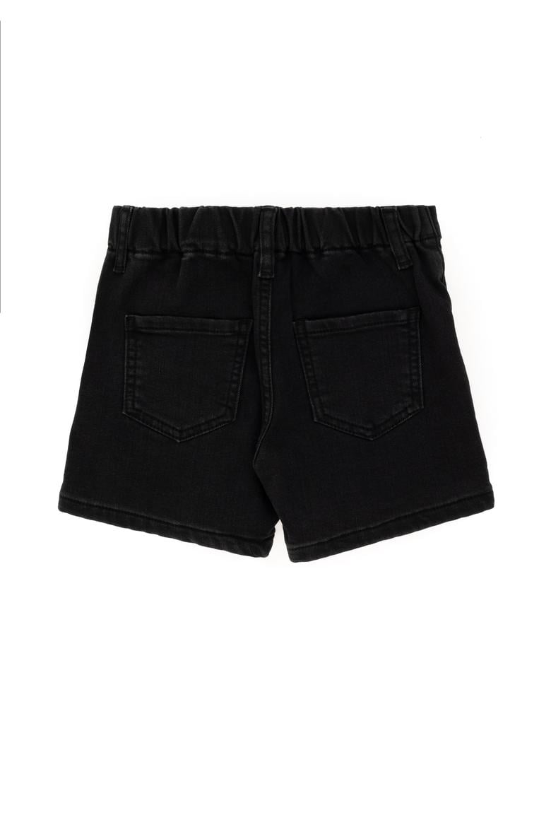 Kız Çocuk Siyah Jean Şort Etek - 50298209005
