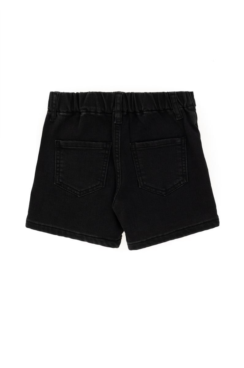 Kız Çocuk Siyah Jean Şort Etek