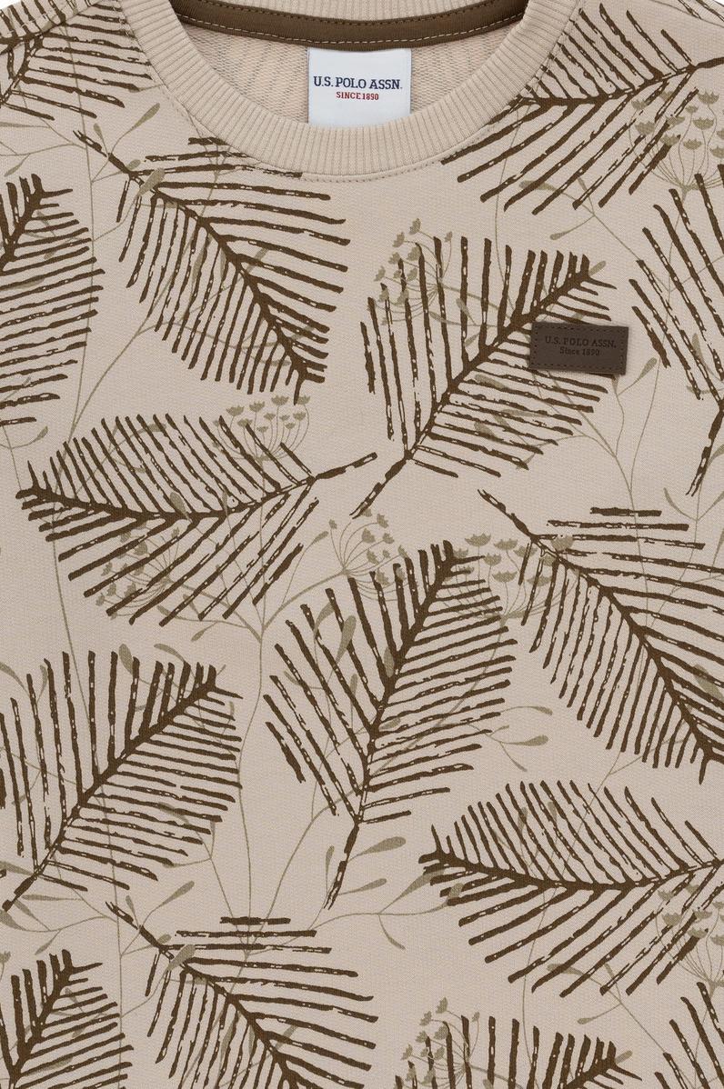 Erkek Çocuk Camel Bisiklet Yaka Sweatshirt