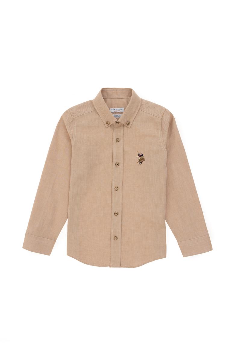 Erkek Çocuk Coconut Uzun Kollu Basic Gömlek