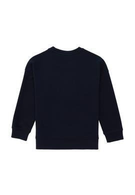 Kız Çocuk Lacivert Bisiklet Yaka Sweatshirt - 50290709005