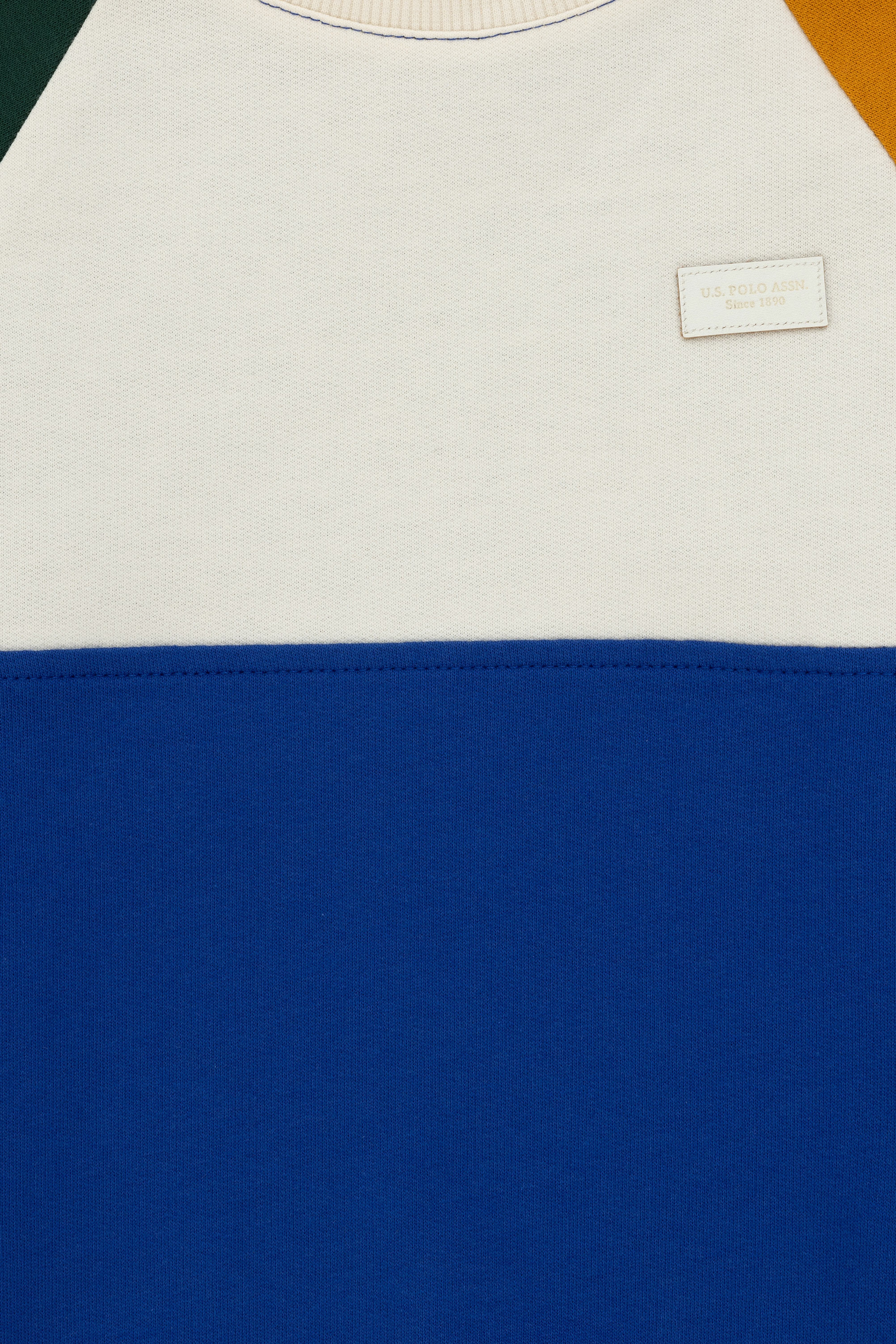 Erkek Çocuk Saks Bisiklet Yaka Sweatshirt