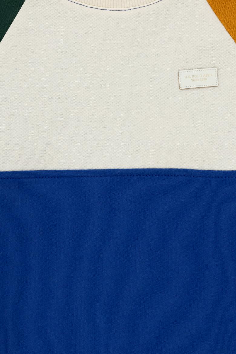 Erkek Çocuk Saks Bisiklet Yaka Sweatshirt - 50290752016