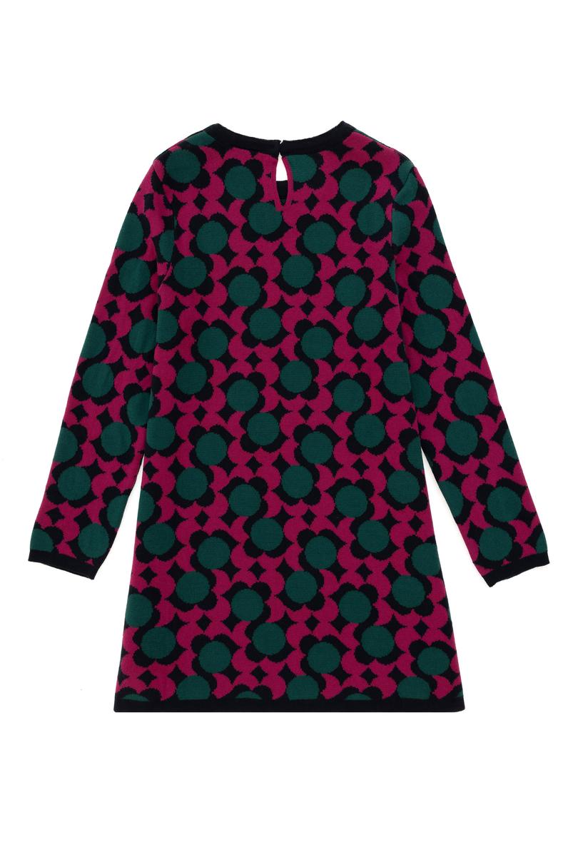 Kız Çocuk Lacivert Triko Elbise