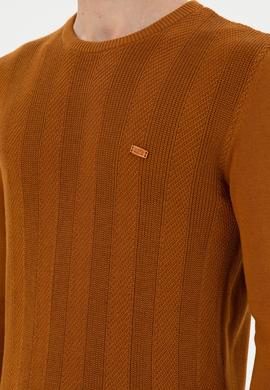 Erkek Slim Fit Bisiklet Yaka Coconut Kazak - 50293042017