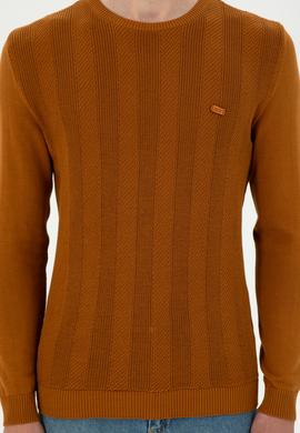 Erkek Slim Fit Bisiklet Yaka Coconut Kazak - 50293042017