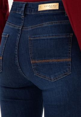 Kadın Koyu Mavi Jean Pantolon - 50289332006