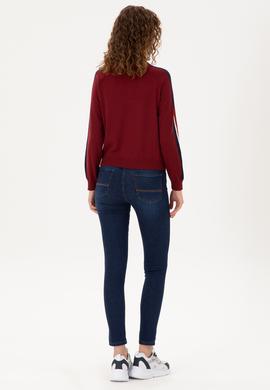 Kadın Koyu Mavi Jean Pantolon - 50289332006