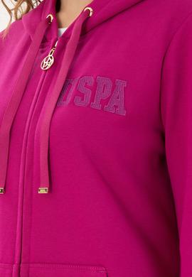 Kadın Fuşya Kapüşonlu Sweatshirt - 50289545094