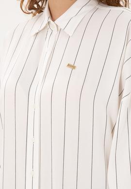 Kadın Lacivert Uzun Kollu Gömlek - 50291109015