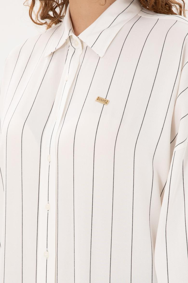 Kadın Lacivert Uzun Kollu Gömlek - 50291109015