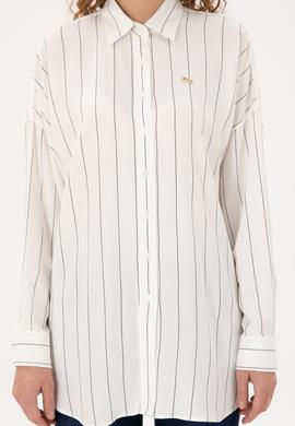 Kadın Lacivert Uzun Kollu Gömlek - 50291109015