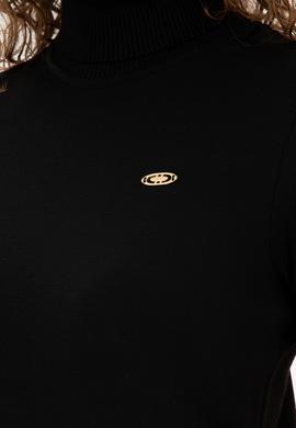 Kadın Siyah Boğazlı Kazak - 50298029005