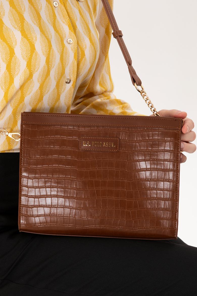Kadın Taba Kroko Çapraz Çanta - 50300271002