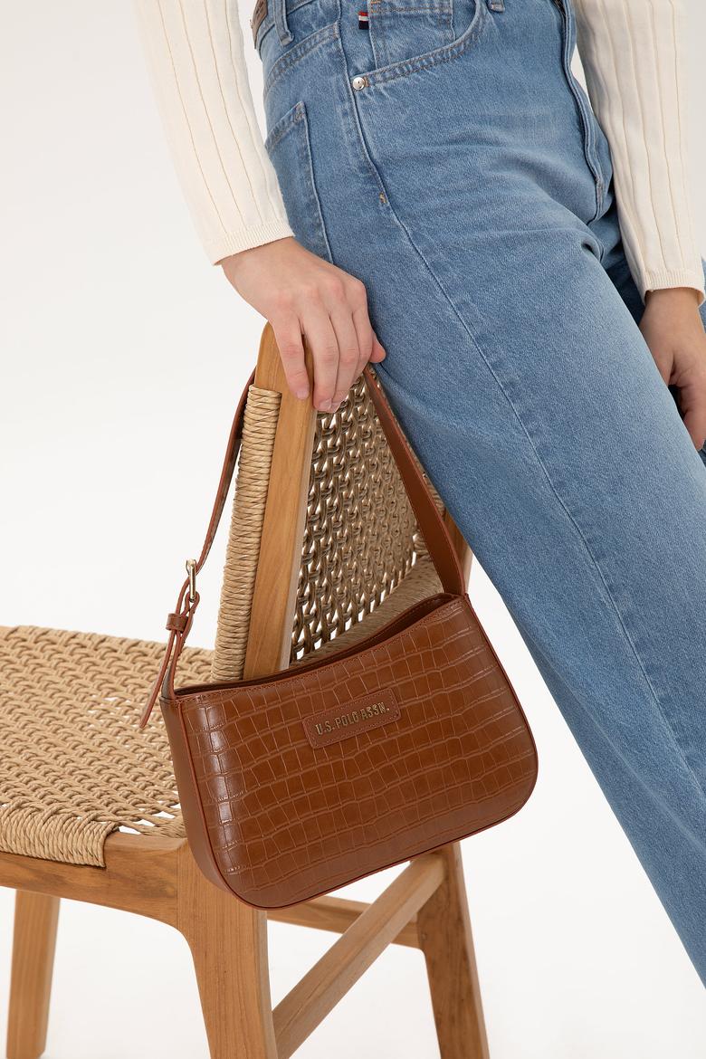 Kadın Taba Kroko Kol Çantası - 50300272002