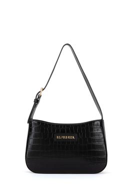 Kadın Siyah Kroko Kol Çantası - 50300272001