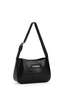 Kadın Siyah Kroko Kol Çantası - 50300272001