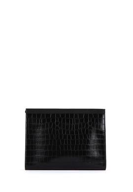 Kadın Siyah Kroko Çapraz Çanta - 50300271001