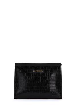 Kadın Siyah Kroko Çapraz Çanta - 50300271001