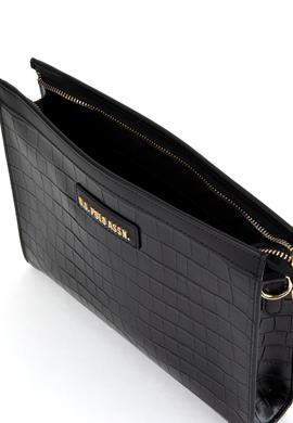 Kadın Siyah Kroko Çapraz Çanta - 50300271001