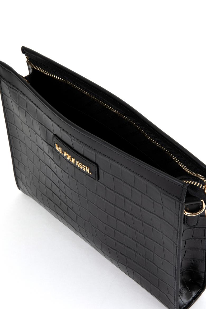 Kadın Siyah Kroko Çapraz Çanta - 50300271001