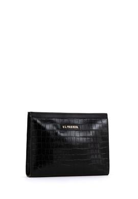 Kadın Siyah Kroko Çapraz Çanta - 50300271001