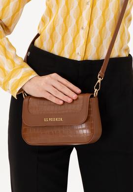 Kadın Taba Kroko Çapraz Çanta - 50300275002