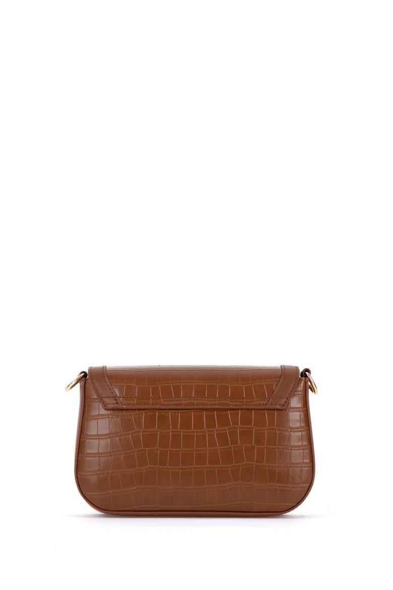 Kadın Taba Kroko Çapraz Çanta - 50300275002