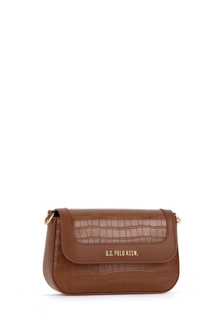 Kadın Taba Kroko Çapraz Çanta - 50300275002