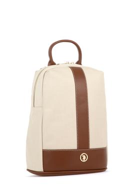 Kadın Krem Kanvas Sırt Çantası - 50300291001