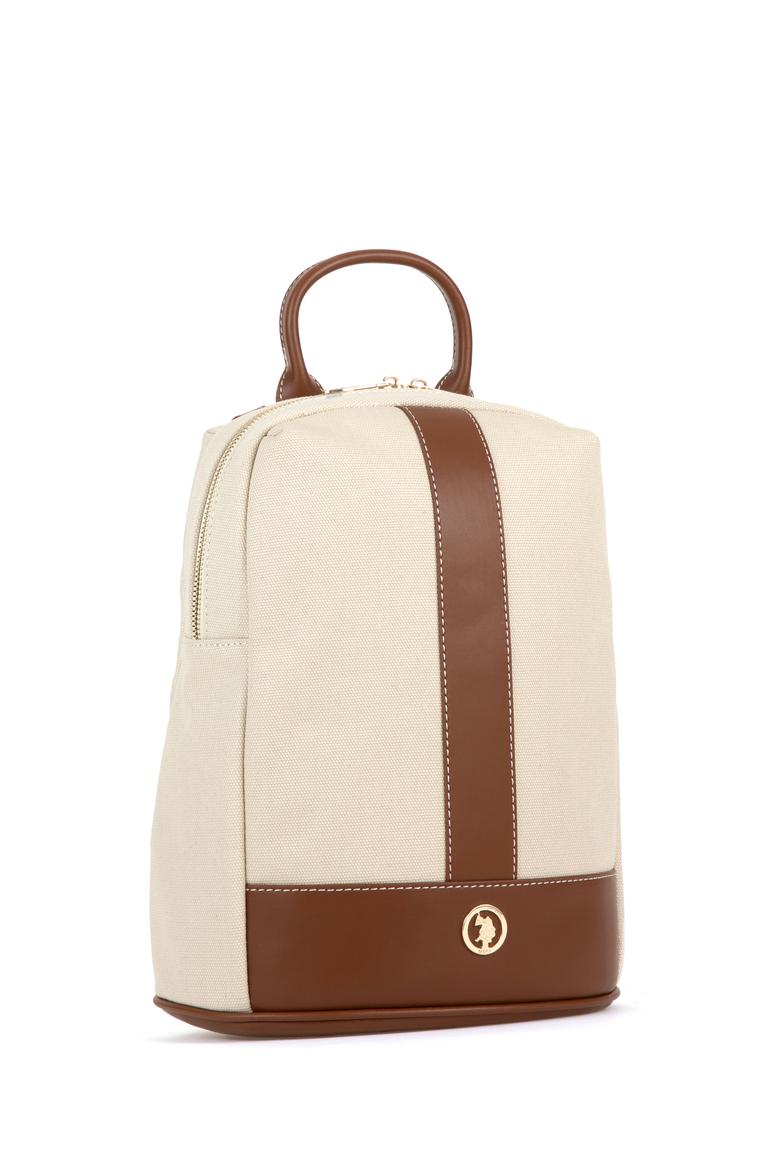 Kadın Krem Kanvas Sırt Çantası - 50300291001