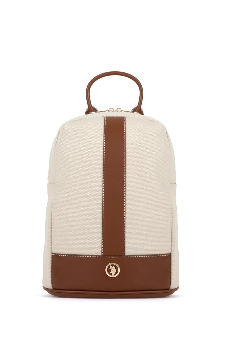 Kadın Krem Kanvas Sırt Çantası - 50300291001