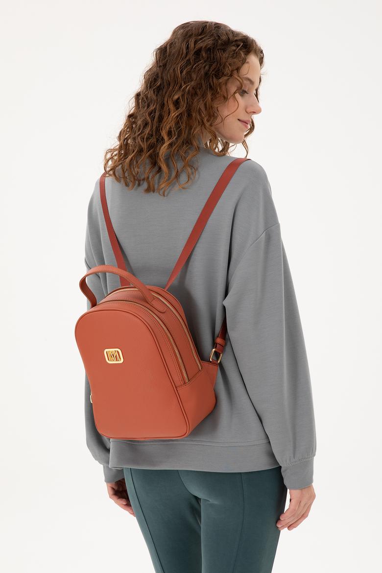 Kadın Kiremit Sırt Çantası