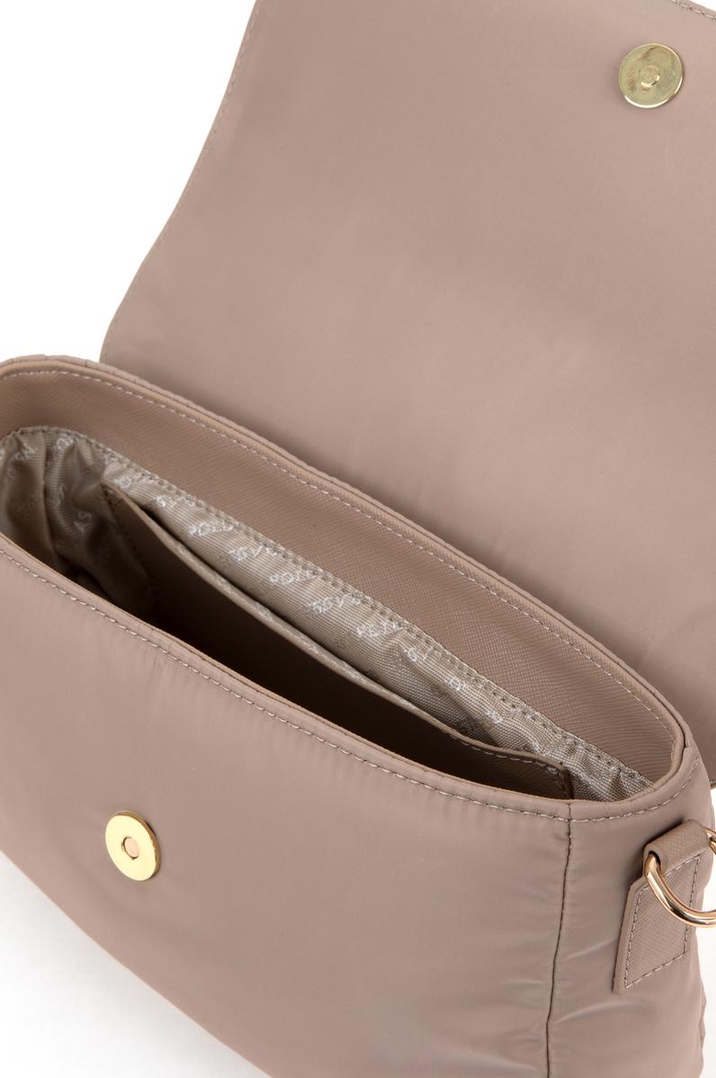 Kadın Bej Kapitone Kol Çantası